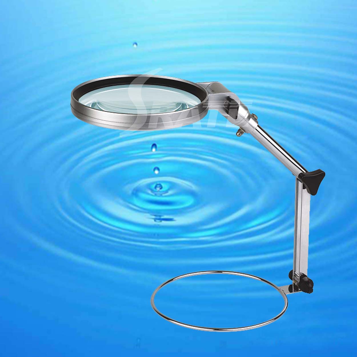 2.5X Foldable Magnifier with Metal Handle and Stand MG83024-1