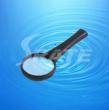 3.5X/12X  Handheld Bifocal Magnifying Glass with LED MG2B-6