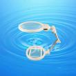 5X/2.5X Folding Magnifying Glass Lamp with Stand and Scale MG3B-1A