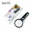 3 X 45X Handheld Magnifier Reading Magnifying Glass Black